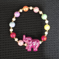 어린이 코끼리 비즈 팔찌