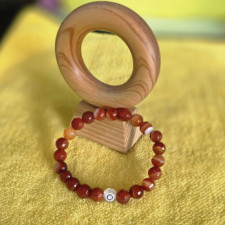 천연 카넬리언 스톤 팔찌